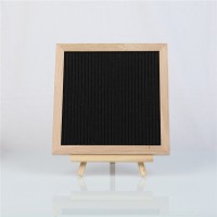 2017 best selling custom size felt letter board with a wood display stand