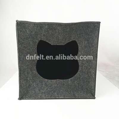 AliExpress custom foldable cute felt cat dog bed