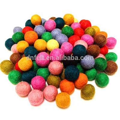 100% nepal wool handmade wool felt balls for christmas decoration